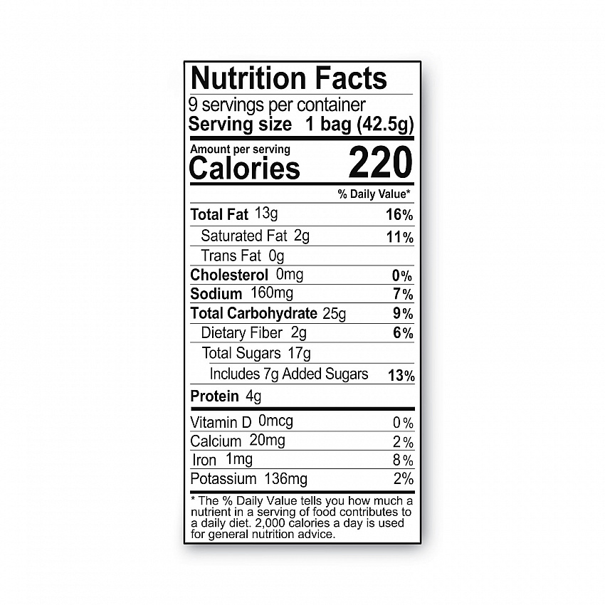 Glazed Mixes, Tangerine Vanilla, 1.5 oz Pouch, 18/Carton (900015)