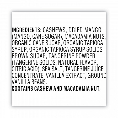 Glazed Mixes, Tangerine Vanilla, 1.5 oz Pouch, 18/Carton (900015)