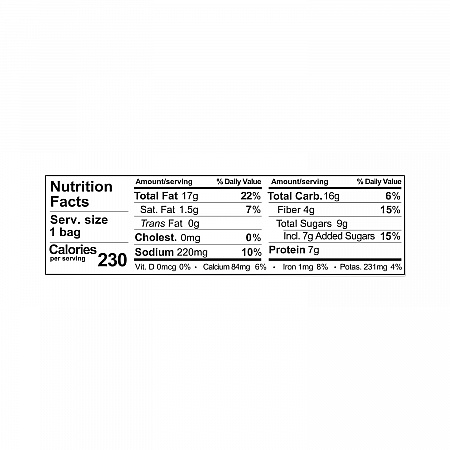Glazed Mixes, Honey Glazed Almond, 1.5 oz, 18/Carton (900020)