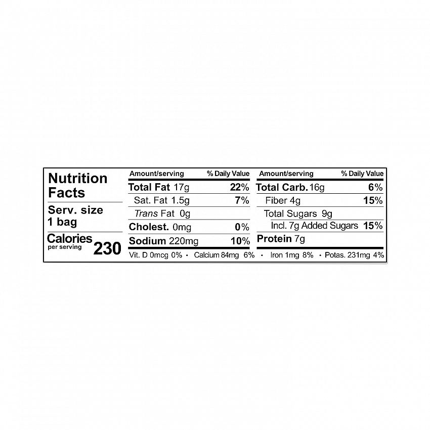 Glazed Mixes, Honey Glazed Almond, 1.5 oz, 18/Carton (900020)