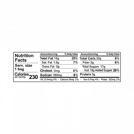 Glazed Mixes, Maple Cinnamon Pecan Walnut, 1.5 oz Pouch, 18/Carton (00018)