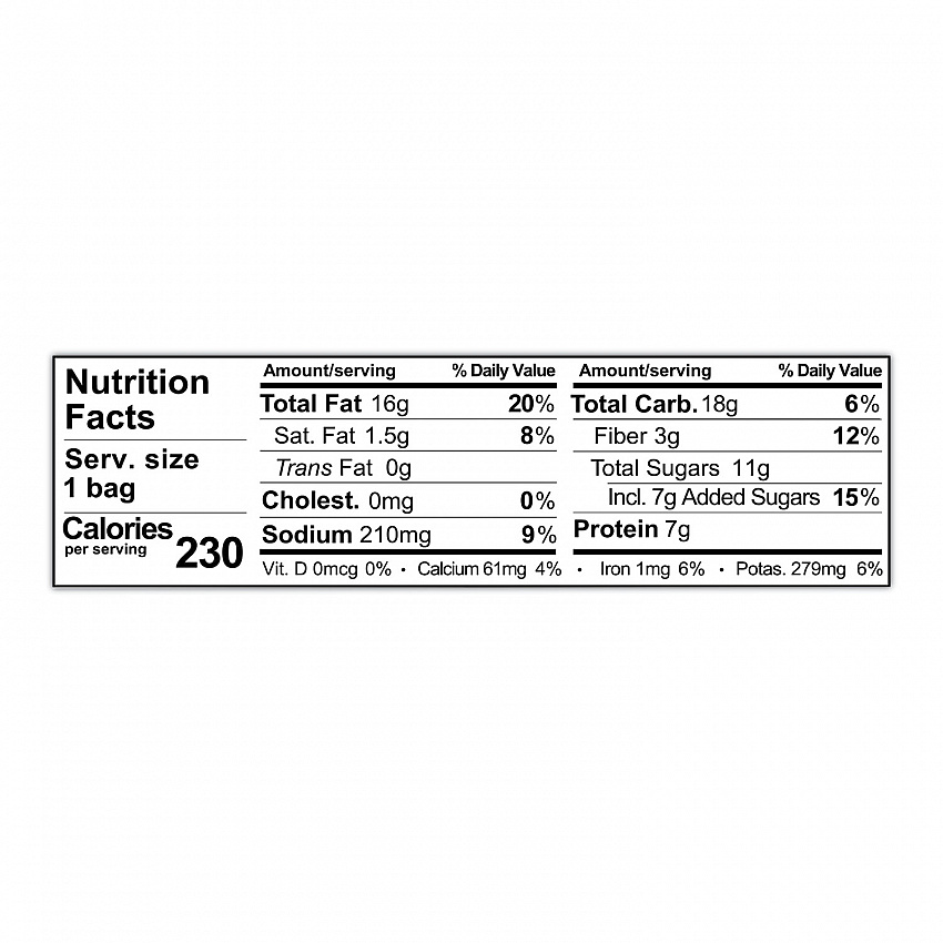 Glazed Mixes, Pomegranate Pistachio Almond, 1.5 oz Pouch, 18/Carton (00019)