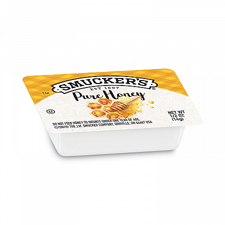 Smucker's Honey, Single Serving Packs, 0.5 oz, 200/Carton (763)