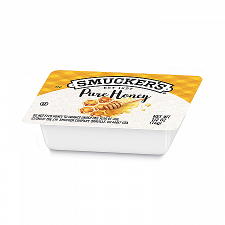 Smucker's Honey, Single Serving Packs, 0.5 oz, 200/Carton (763)