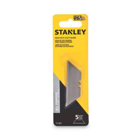 Stanley Heavy-Duty Utility Knife Replacement Blade, 5/Pack (11921)