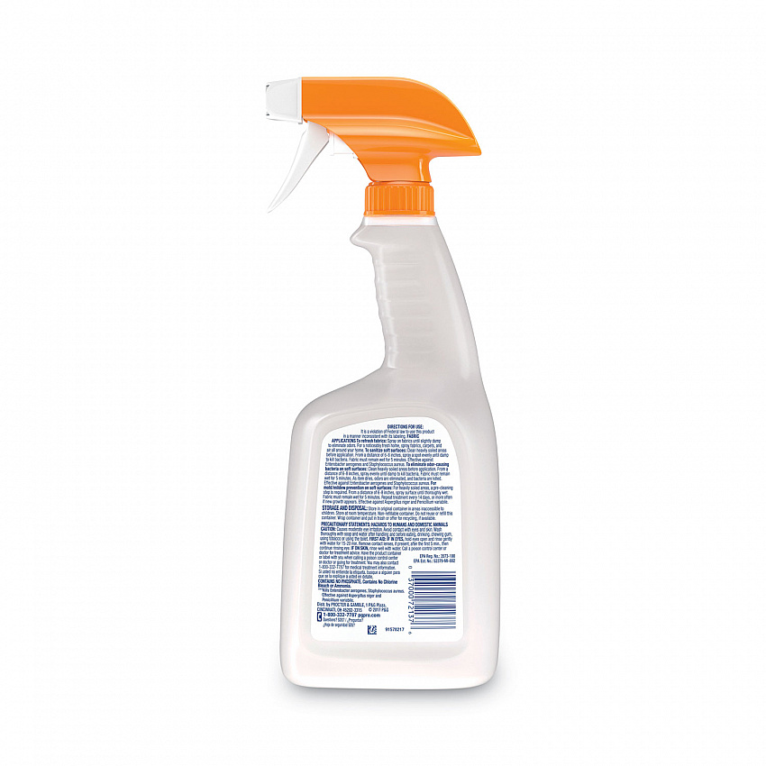 Professional Sanitizing Fabric Refresher, Light Scent, 32 oz Spray Bottle, 6/Carton (07309)