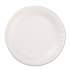 Hefty Soak Proof Tableware, Foam Plates, 8.88" dia, White, 100/Pack (D28100CT)