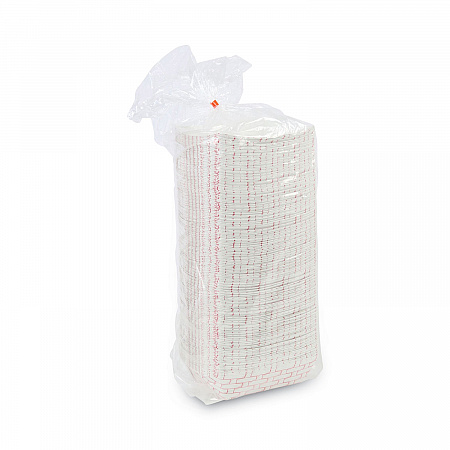 Paper Food Baskets, 2.5 lb Capacity, Red/White, 500/Carton (30LAG250)