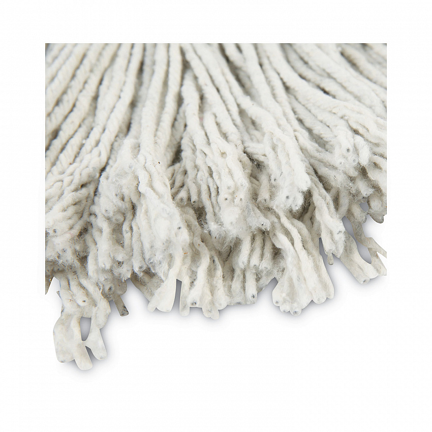 Cut-End Wet Mop Head, Cotton, #24, White 12/Carton (2024CCT)