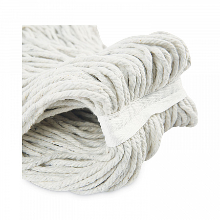 Cut-End Wet Mop Head, Cotton, #24, White 12/Carton (2024CCT)