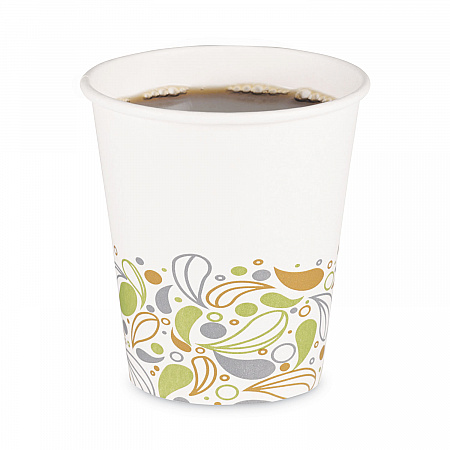 Deerfield Printed Paper Hot Cups, 10 oz, 50/Sleeve, 20 Sleeves/Carton (DEER10HCUP)