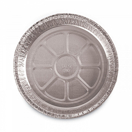 Round Aluminum To-Go Containers, 300 Gauge, 48 oz, 9