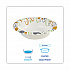 Deerfield Printed Paper Bowl, 12 oz, Coated/Soak Proof, Multicolor, 125/Pack, 8 Packs/Carton (DEER12BOWL)