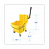 Pro-Pac Side-Squeeze Wringer/Bucket Combo, 35 qt, Yellow/Silver (2635COMBOYEL)