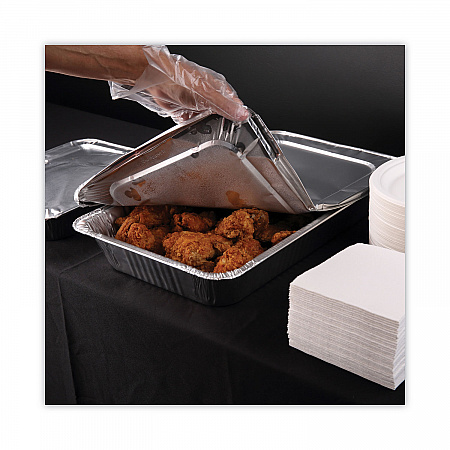 Aluminum Steam Table Pans, Full-Size Deep, 620 Gauge, 3.19