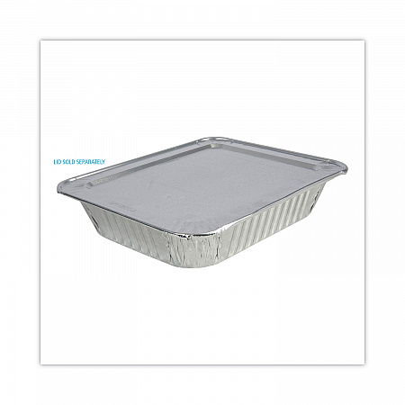 Aluminum Steam Table Pans, Half-Size Deep, 400 Gauge, 2.56