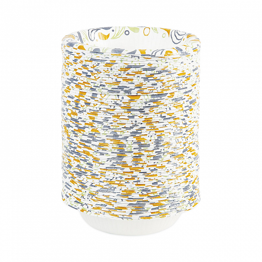 Deerfield Printed Paper Bowl, 12 oz, Coated/Soak Proof, Multicolor, 125/Pack, 8 Packs/Carton (DEER12BOWL)