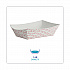 Paper Food Baskets, 0.5 lb Capacity, Red/White, 1,000/Carton (30LAG050)