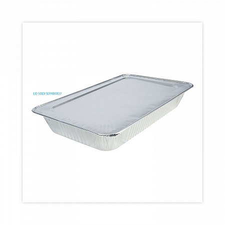 Aluminum Steam Table Pans, Full-Size Deep, 620 Gauge, 3.19
