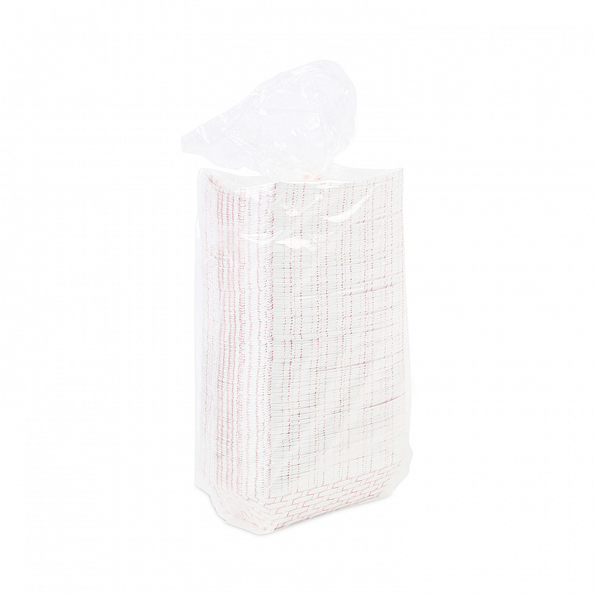 Paper Food Baskets, 5 lb Capacity, Red/White, 500/Carton (30LAG500)