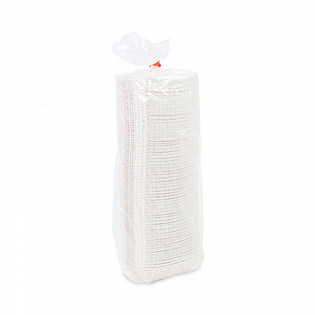 Paper Food Baskets, 0.5 lb Capacity, Red/White, 1,000/Carton (30LAG050)