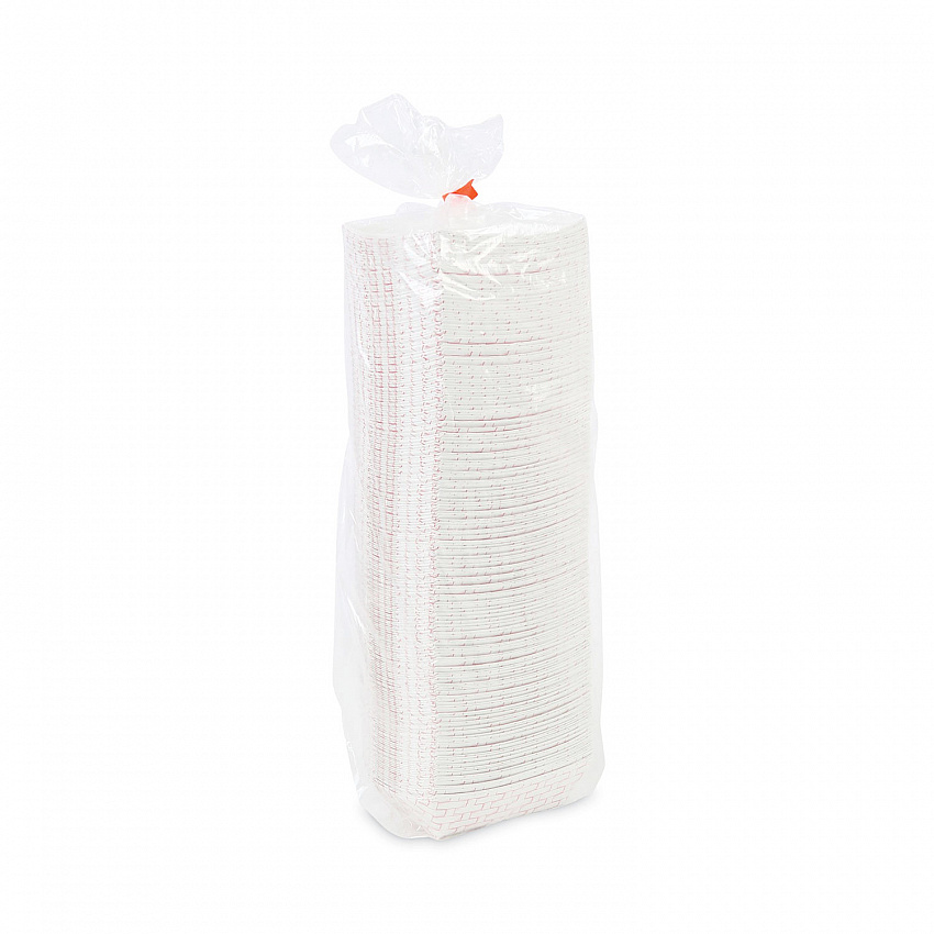 Paper Food Baskets, 0.5 lb Capacity, Red/White, 1,000/Carton (30LAG050)