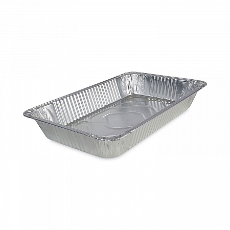 Aluminum Steam Table Pans, Full-Size Deep, 620 Gauge, 3.19
