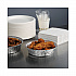 Round Aluminum To-Go Containers, 250 Gauge, 24 oz, 7