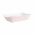 Paper Food Baskets, 5 lb Capacity, Red/White, 500/Carton (30LAG500)