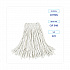 Cut-End Wet Mop Head, Cotton, #24, White 12/Carton (2024CCT)