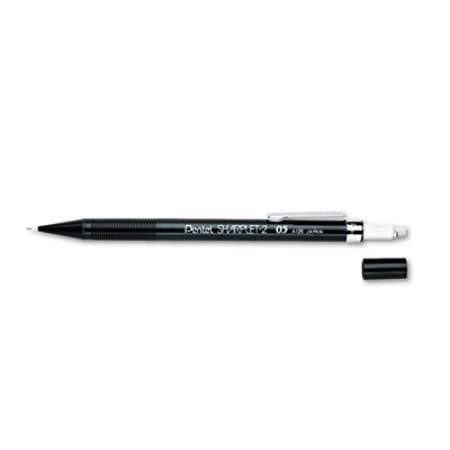 Pentel Sharplet-2 Mechanical Pencil, 0.5 mm, HB (#2.5), Black Lead, Black Barrel (A125A)