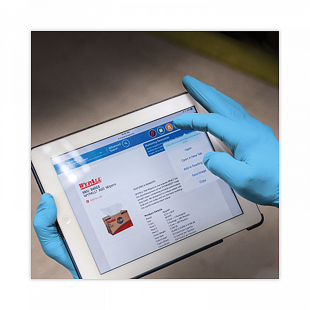 G10 Comfort Plus Blue Nitrile Gloves, Powder-Free, X-Large, 4 mil Thick, 9.5