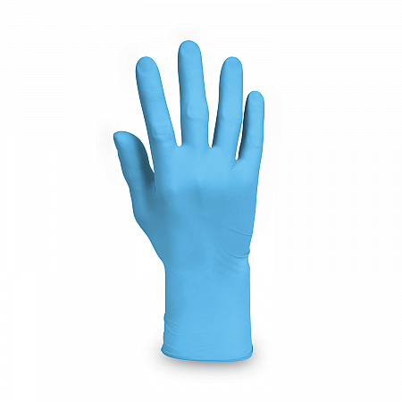 G10 Comfort Plus Blue Nitrile Gloves, Powder-Free, Large, 4 mil Thick, 9.5
