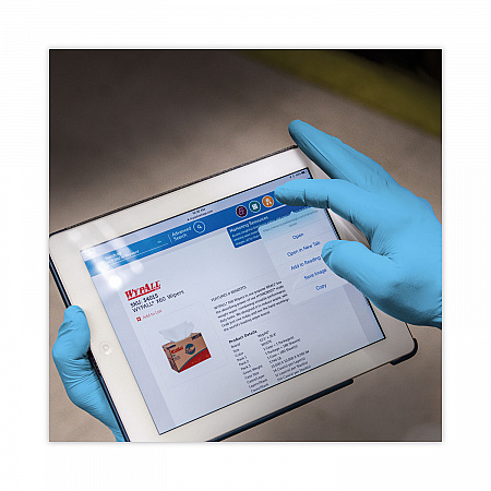 G10 Comfort Plus Blue Nitrile Gloves, Powder-Free, Large, 4 mil Thick, 9.5