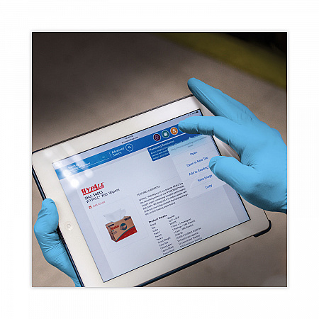 G10 Comfort Plus Blue Nitrile Gloves, Powder-Free, Small, 4 mil Thick, 9.5