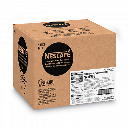 Frothy Coffee Beverage, French Vanilla, 2 lb Bag, 6/Carton (99019CT)