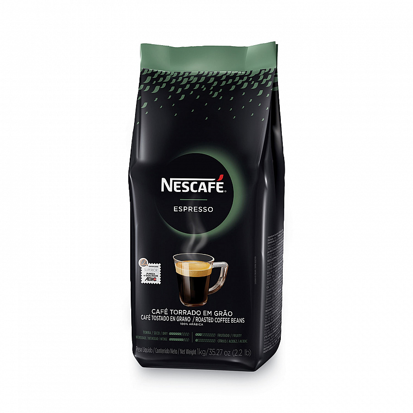 Espresso Whole Bean Coffee, Arabica, 2.2 lb Bag, 6/Carton (24631CT)
