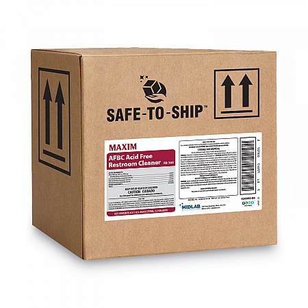 AFBC Acid-Free Restroom Cleaner, Safe-to-Ship, Fresh Scent, 32 oz Bottle, 6/Carton (03600086)