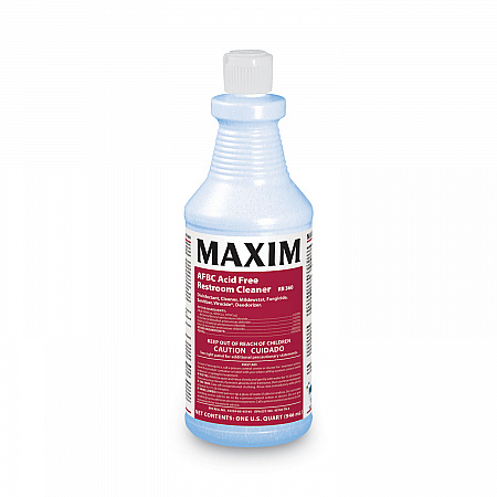 AFBC Acid-Free Restroom Cleaner, Safe-to-Ship, Fresh Scent, 32 oz Bottle, 6/Carton (03600086)