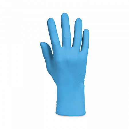 G10 Flex Blue Nitrile Gloves, Powder-Free, Large, 3 mil Thick, 9.5