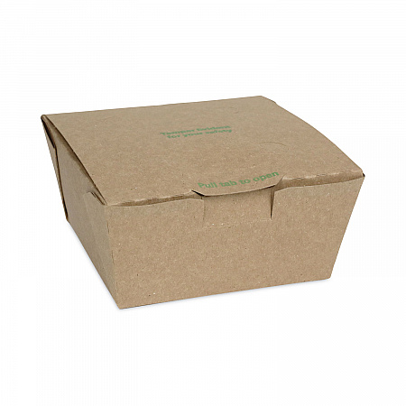 EarthChoice Tamper Evident OneBox Paper Box, 5.4 x 5.4 x 2.5, Brown, 312/Carton (NOB01KECTE)