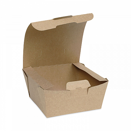 EarthChoice Tamper Evident OneBox Paper Box, 5.4 x 5.4 x 2.5, Brown, 312/Carton (NOB01KECTE)