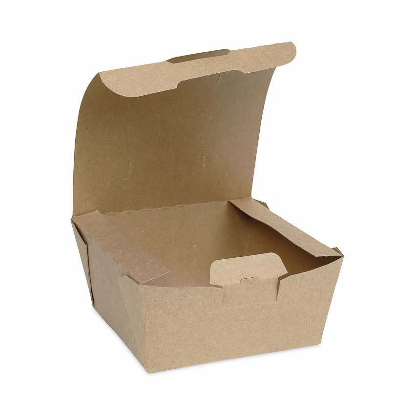 EarthChoice Tamper Evident OneBox Paper Box, 5.4 x 5.4 x 2.5, Brown, 312/Carton (NOB01KECTE)