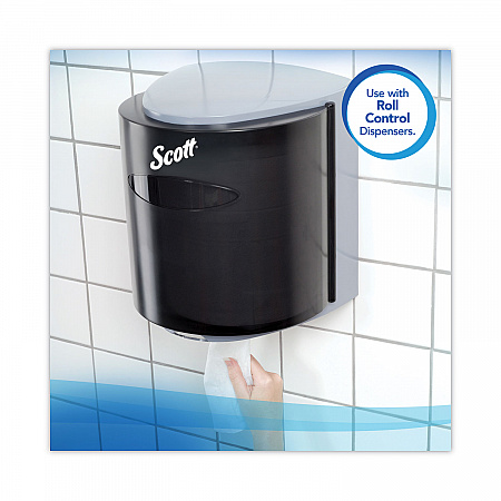 Essential Roll Center-Pull Towels, 1-Ply, 8 x 12, White, 700/Roll, 6 Rolls/Carton (01032)