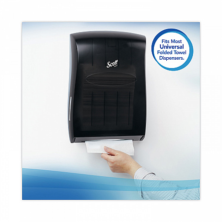 Essential Single-Fold Towels, Absorbency Pockets, 9.3 x 10.5, 250/Pack, 16 Packs/Carton (01700)