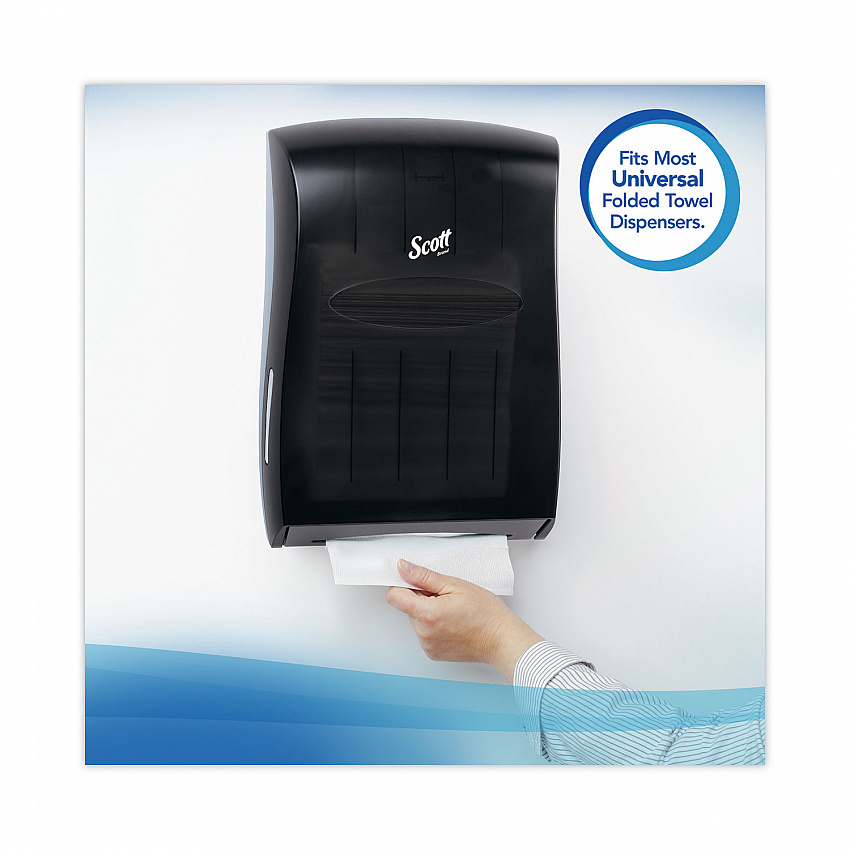 Essential Single-Fold Towels, Absorbency Pockets, 9.3 x 10.5, 250/Pack, 16 Packs/Carton (01700)