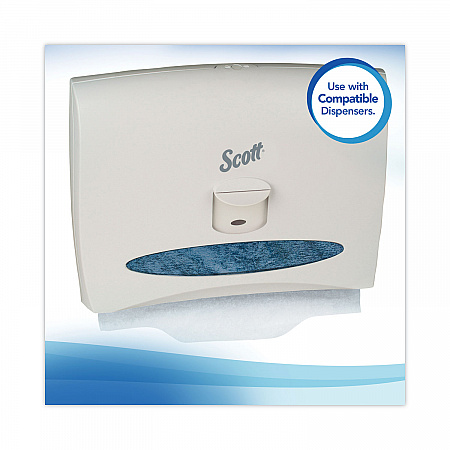 Personal Seats Sanitary Toilet Seat Covers, 15 x 18, White, 125/Pack, 24 Packs/Carton (07410CT)