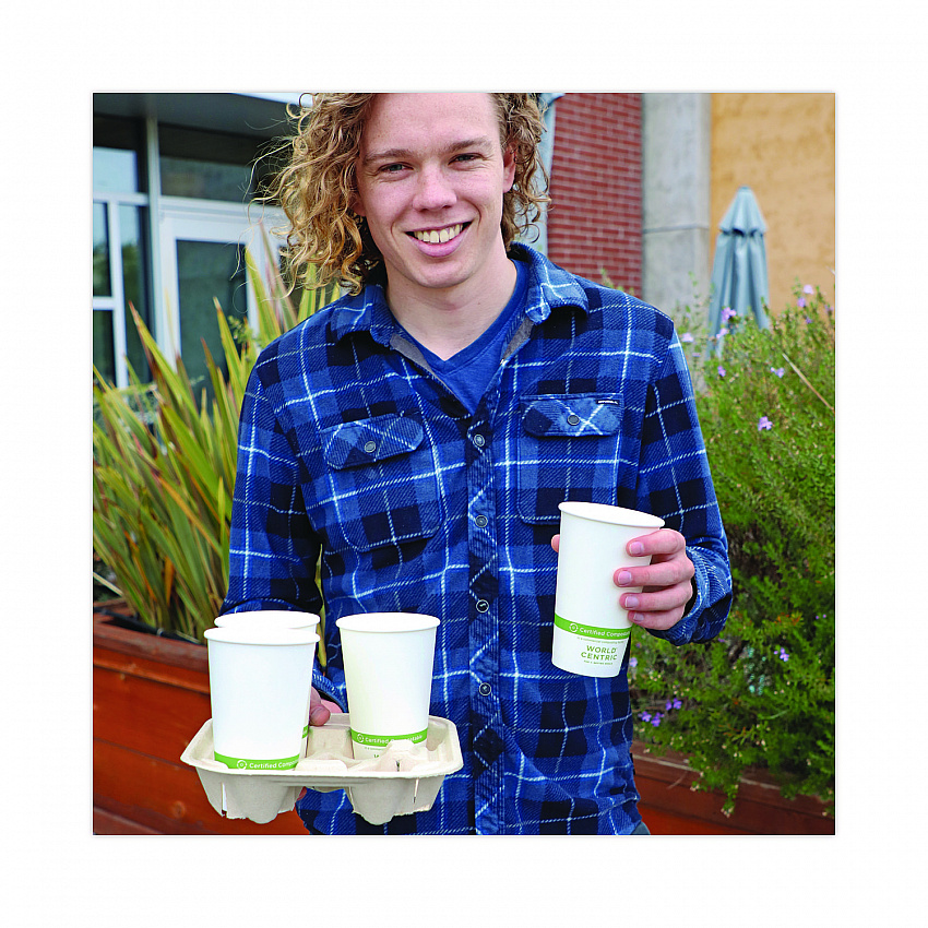 Paper Hot Cups, 16 oz, White, 1,000/Carton (CUPA16)