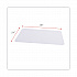 Shelf Liners For Wire Shelving, Clear Plastic, 36w x 24d, 4/Pack (SW59SL3624)