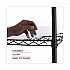 Shelf Liners For Wire Shelving, Clear Plastic, 48w x 18d, 4/Pack (SW59SL4818)